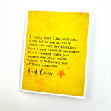Cancer / Get Better Soon Cards - Muddy Mouth