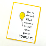 Getting Old / Over The Hill Cards - Muddy Mouth