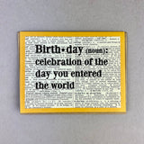 Birthday Cards - Fiction Reshaped