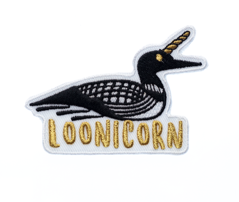 Loonicorn Embroidered Patch