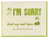 Sympathy & Sorry Cards - Zeichen Press