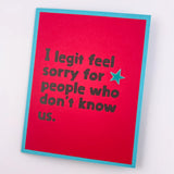 Friendship & Miss You Cards - Muddy Mouth