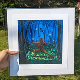 Yoga Bigfoot - Mini Prints