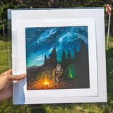 Yoga Bigfoot - Mini Prints