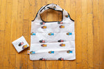 Curlworks - Reusable Fold-Up Tote Bags