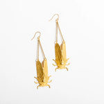 Larissa Loden - Brass Earrings