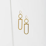 Larissa Loden - Brass Earrings