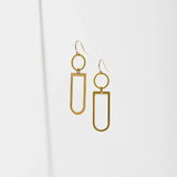 Larissa Loden - Brass Earrings