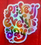 Cat Rocketship Stickers