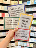 Graduation Cards - Fiction Reshaped