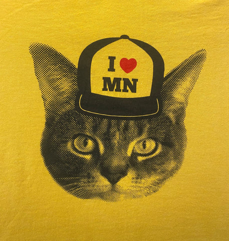 Youth T-Shirt- Cat, I Love MN Hat