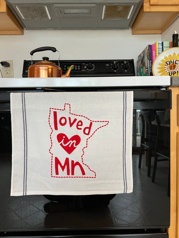 Tea Towel- Loved in MN