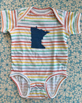 Onesie - Rainbow Striped (MN)
