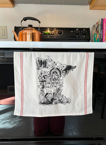 Tea Towel - Backyard Besties