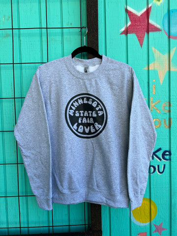 Sweatshirt- Minnesota State Fair Lover (Heather Gray Crew)