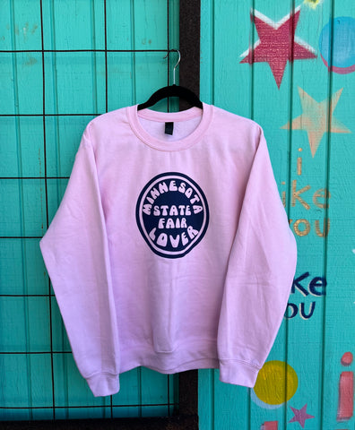 Sweatshirt- Minnesota State Fair Lover (Pink Crew)