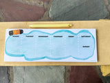 Rhubarb Rodeo - Tear Off Paper Note Pads