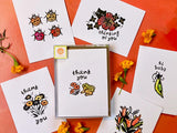 Boxed Sets of 6 Greeting Cards - Cheeky Beak