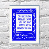 Sympathy Cards- Bench Pressed