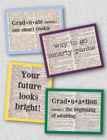 Grad Card - Bright Future 4 Pack - Fiction Reshaped