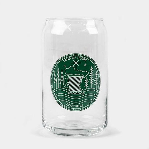 Northmade Co- Land of 10k Craft Beers Glass