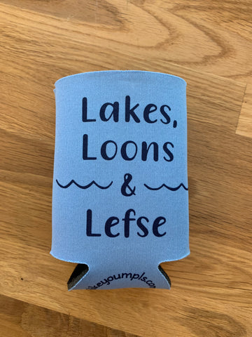Lakes Loons Lefse Koozie