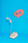 Pink Linen- Hello Talk Bubble