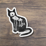 Cat Rocketship Stickers