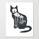 Cat Rocketship- 8x10 Animus Prints
